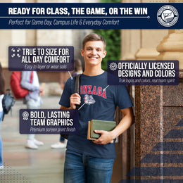 Gonzaga Bulldogs NCAA Adult Gameday Cotton T-Shirt - Navy
