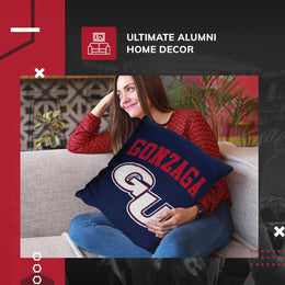 Gonzaga Bulldogs NCAA Decorative Pillow - Navy