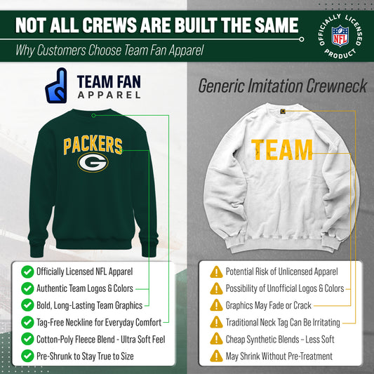 Green Bay Packers NFL Home Team Crew - Forest Green