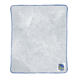 Golden State Warriors NBA Silk Touch Sherpa Throw Blanket - Blue