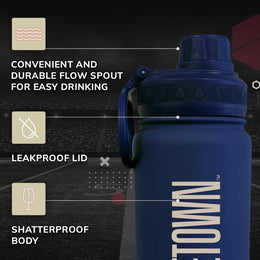 Georgetown Hoyas NCAA Stainless Steel Water Bottle - Navy