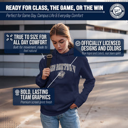 Georgetown Hoyas Adult Arch & Logo Soft Style Gameday Hooded Sweatshirt - Navy
