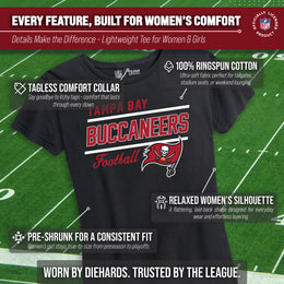 Tampa Bay Buccaneers NFL Gameday Women's Relaxed Fit T-shirt - Black