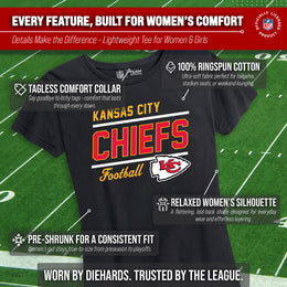 Kansas City Chiefs NFL Gameday Women's Relaxed Fit T-shirt - Black