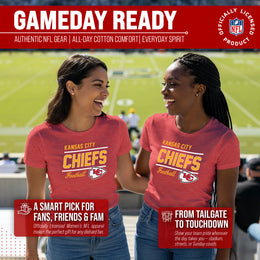 Kansas City Chiefs NFL Gameday Women's Relaxed Fit T-shirt - Red