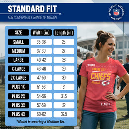 Kansas City Chiefs NFL Gameday Women's Relaxed Fit T-shirt - Red