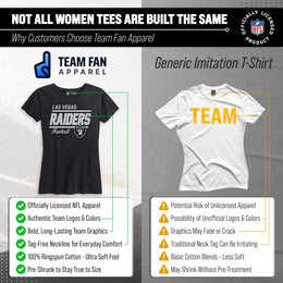 Las Vegas Raiders NFL Gameday Women's Relaxed Fit T-shirt - Black