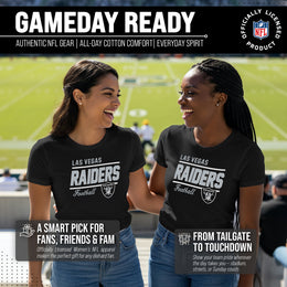 Las Vegas Raiders NFL Gameday Women's Relaxed Fit T-shirt - Black