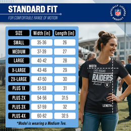 Las Vegas Raiders NFL Gameday Women's Relaxed Fit T-shirt - Black