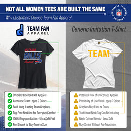 Buffalo Bills NFL Gameday Women's Relaxed Fit T-shirt - Black