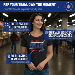Buffalo Bills NFL Gameday Women's Relaxed Fit T-shirt - Black