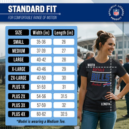 Buffalo Bills NFL Gameday Women's Relaxed Fit T-shirt - Black