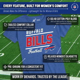 Buffalo Bills NFL Gameday Women's Relaxed Fit T-shirt - Royal