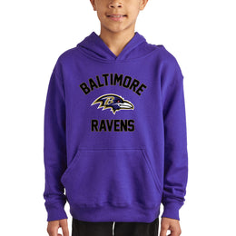 Baltimore Ravens NFL Youth Gameday Hooded Sweatshirt - Purple