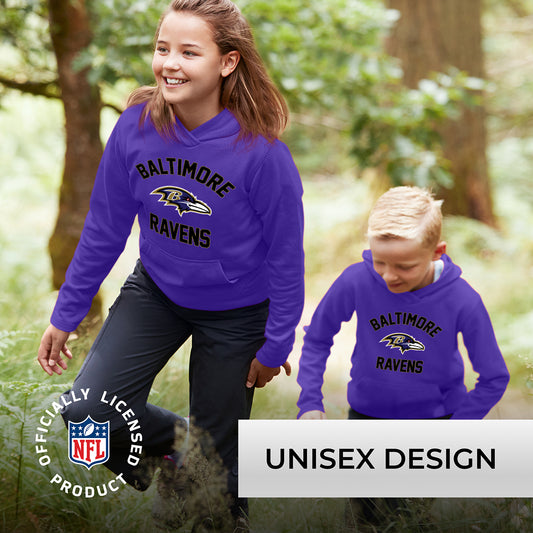 Baltimore Ravens NFL Youth Gameday Hooded Sweatshirt - Purple