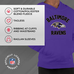 Baltimore Ravens NFL Youth Gameday Hooded Sweatshirt - Purple