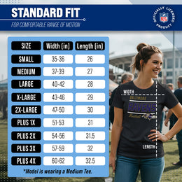 Baltimore Ravens NFL Gameday Women's Relaxed Fit T-shirt - Black