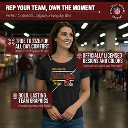 Washington Commanders NFL Gameday Women's Relaxed Fit T-shirt - Black