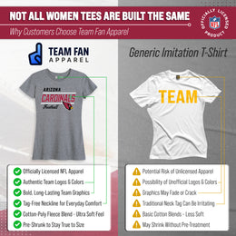 Arizona Cardinals NFL Gameday Women's Relaxed Fit T-shirt - Gray