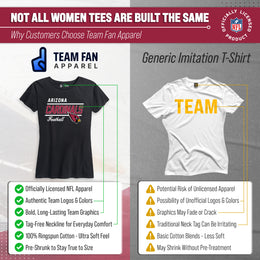 Arizona Cardinals NFL Gameday Women's Relaxed Fit T-shirt - Black