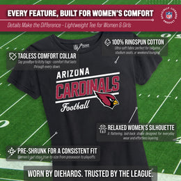 Arizona Cardinals NFL Gameday Women's Relaxed Fit T-shirt - Black