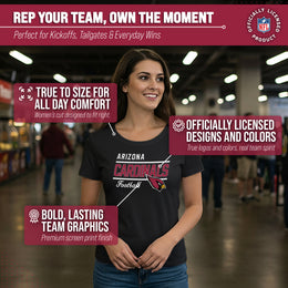Arizona Cardinals NFL Gameday Women's Relaxed Fit T-shirt - Black