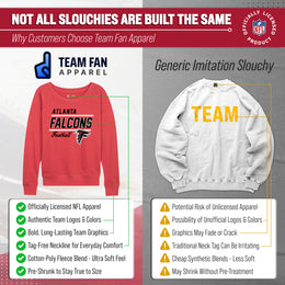 Atlanta Falcons NFL Womens Crew Neck Light Weight - Red