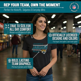 Jacksonville Jaguars NFL Gameday Women's Relaxed Fit T-shirt - Black