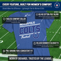 Indianapolis Colts NFL Gameday Women's Relaxed Fit T-shirt - Royal