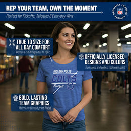 Indianapolis Colts NFL Gameday Women's Relaxed Fit T-shirt - Royal