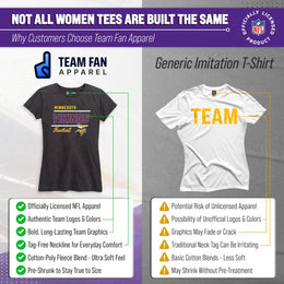 Minnesota Vikings NFL Gameday Women's Relaxed Fit T-shirt - Team Color