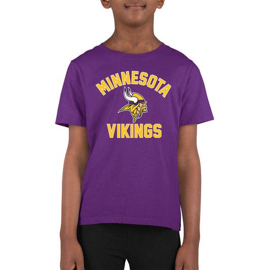 Minnesota Vikings NFL Youth Gameday Football T-Shirt - Purple