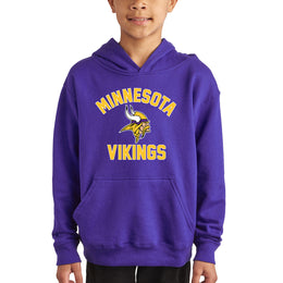 Minnesota Vikings NFL Youth Gameday Hooded Sweatshirt - Purple