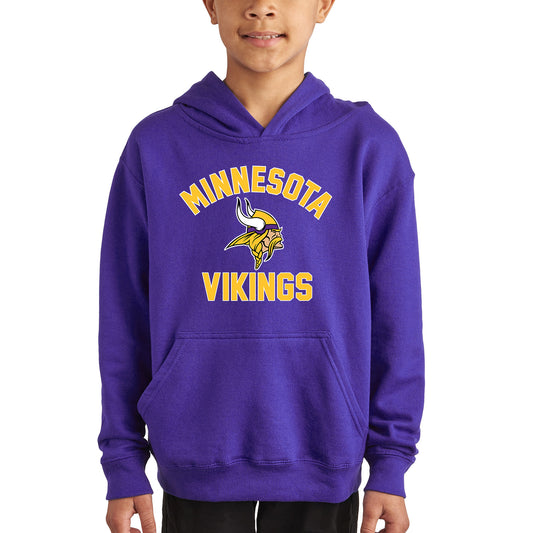 Minnesota Vikings NFL Youth Gameday Hooded Sweatshirt - Purple