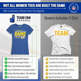 Los Angeles Rams NFL Gameday Women's Relaxed Fit T-shirt - Royal