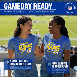 Los Angeles Rams NFL Gameday Women's Relaxed Fit T-shirt - Royal