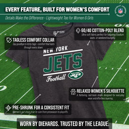 New York Jets NFL Gameday Women's Relaxed Fit T-shirt - Black