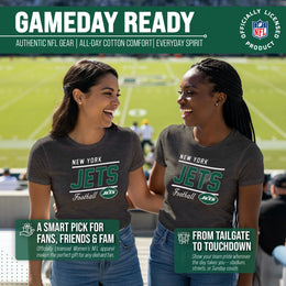 New York Jets NFL Gameday Women's Relaxed Fit T-shirt - Black