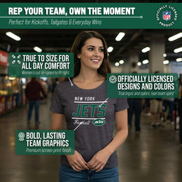 New York Jets NFL Gameday Women's Relaxed Fit T-shirt - Black