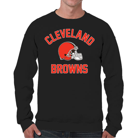 Cleveland Browns NFL Adult Gameday Football Crewneck Sweatshirt - Black