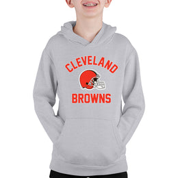 Cleveland Browns NFL Youth Gameday Hooded Sweatshirt - Gray