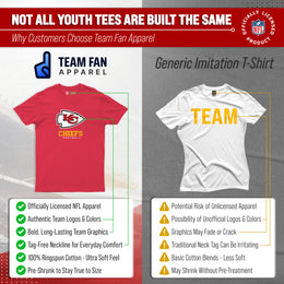 Kansas City Chiefs Youth NFL Ultimate Fan Logo Short Sleeve T-Shirt - Red