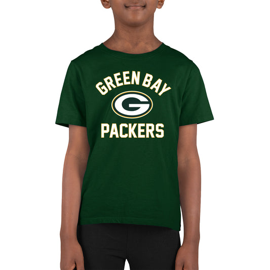 Green Bay Packers NFL Youth Gameday Football T-Shirt - Forest Green
