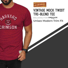 Harvard Crimson Adult College Team Color T-Shirt - Crimson