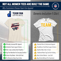 Houston Texans NFL Womens Vintage Charm Tag-Less Soft T-Shirt - Birch