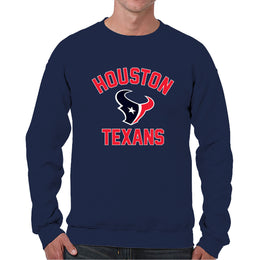 Houston Texans NFL Adult Gameday Football Crewneck Sweatshirt - Navy
