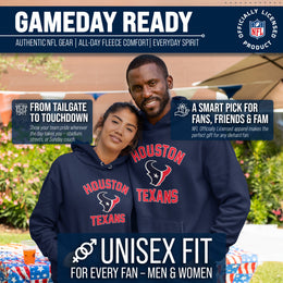 Houston Texans NFL Adult Gameday Hooded Sweatshirt - Navy
