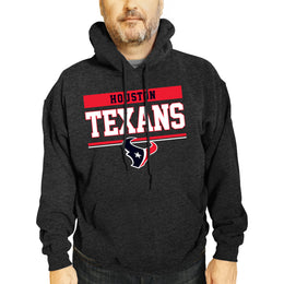 Houston Texans NFL Adult Gameday Charcoal Hooded Sweatshirt - Charcoal