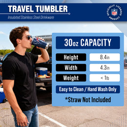 Houston Texans NFL 30oz Gameday Stainless Steel Tumbler - Navy