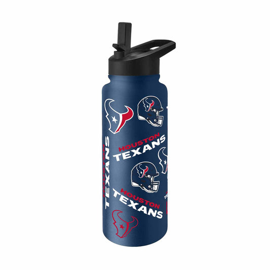 Houston Texans NFL 34Oz Native Quencher Water Bottle - Navy